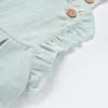 Bibaby Organik Salopet Tulum Pretty Ears Bunny Mint