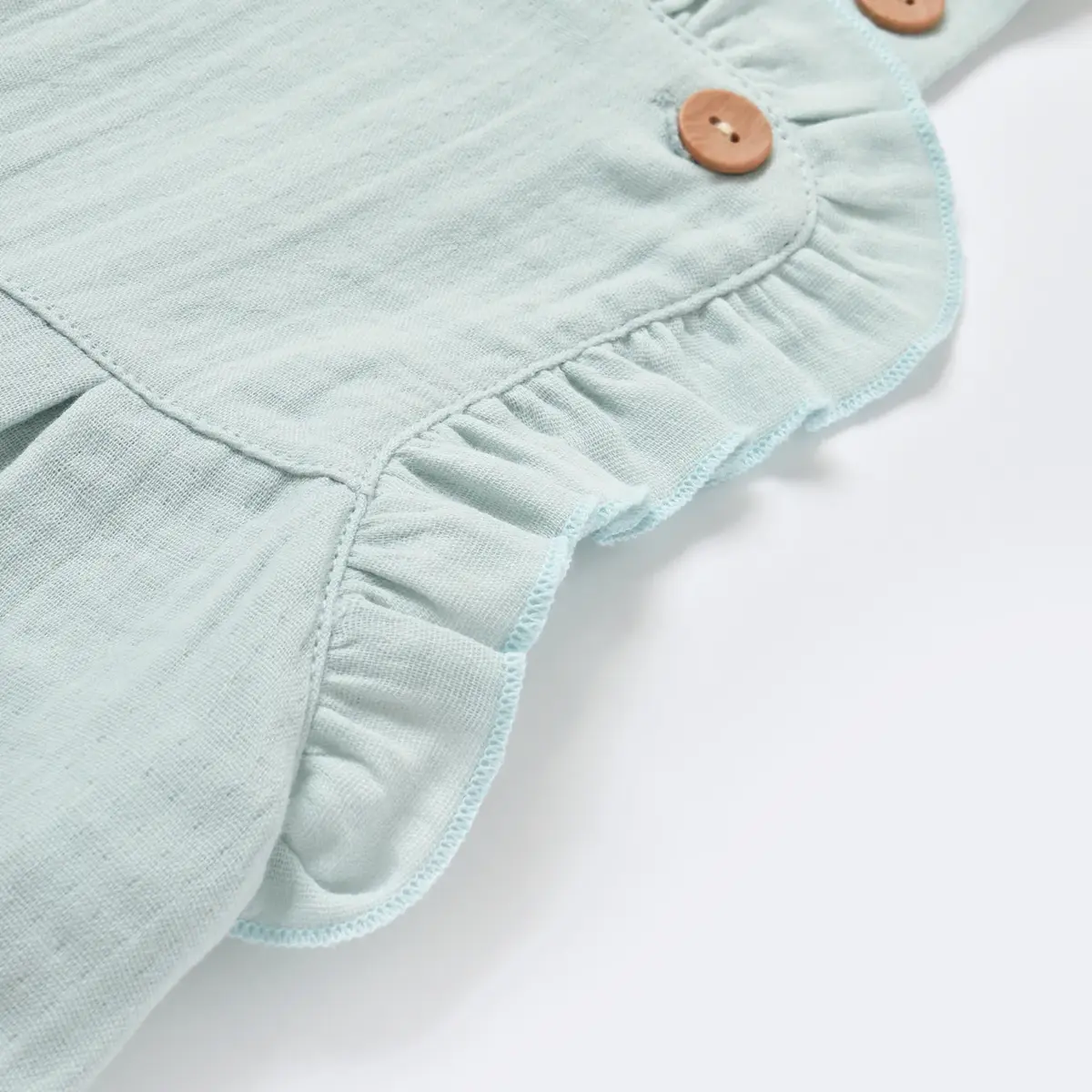 Bibaby Organik Salopet Tulum Pretty Ears Bunny Mint