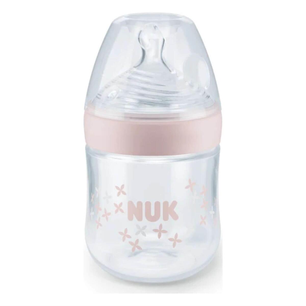Nuk Silikon Emzikli Nature Sense PP Biberon 150 ml Pembe