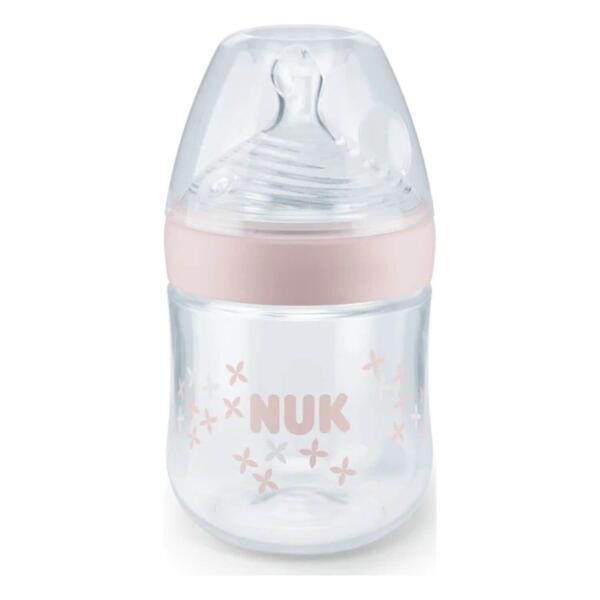 Nuk Silikon Emzikli Nature Sense PP Biberon 150 ml Pembe