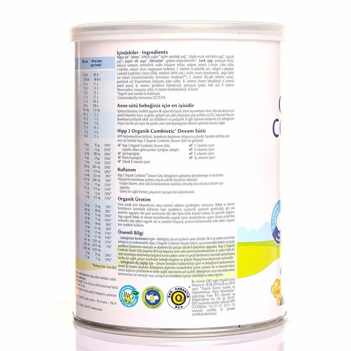 Hipp 2 Organik Combiotic Devam Sütü 350 gr