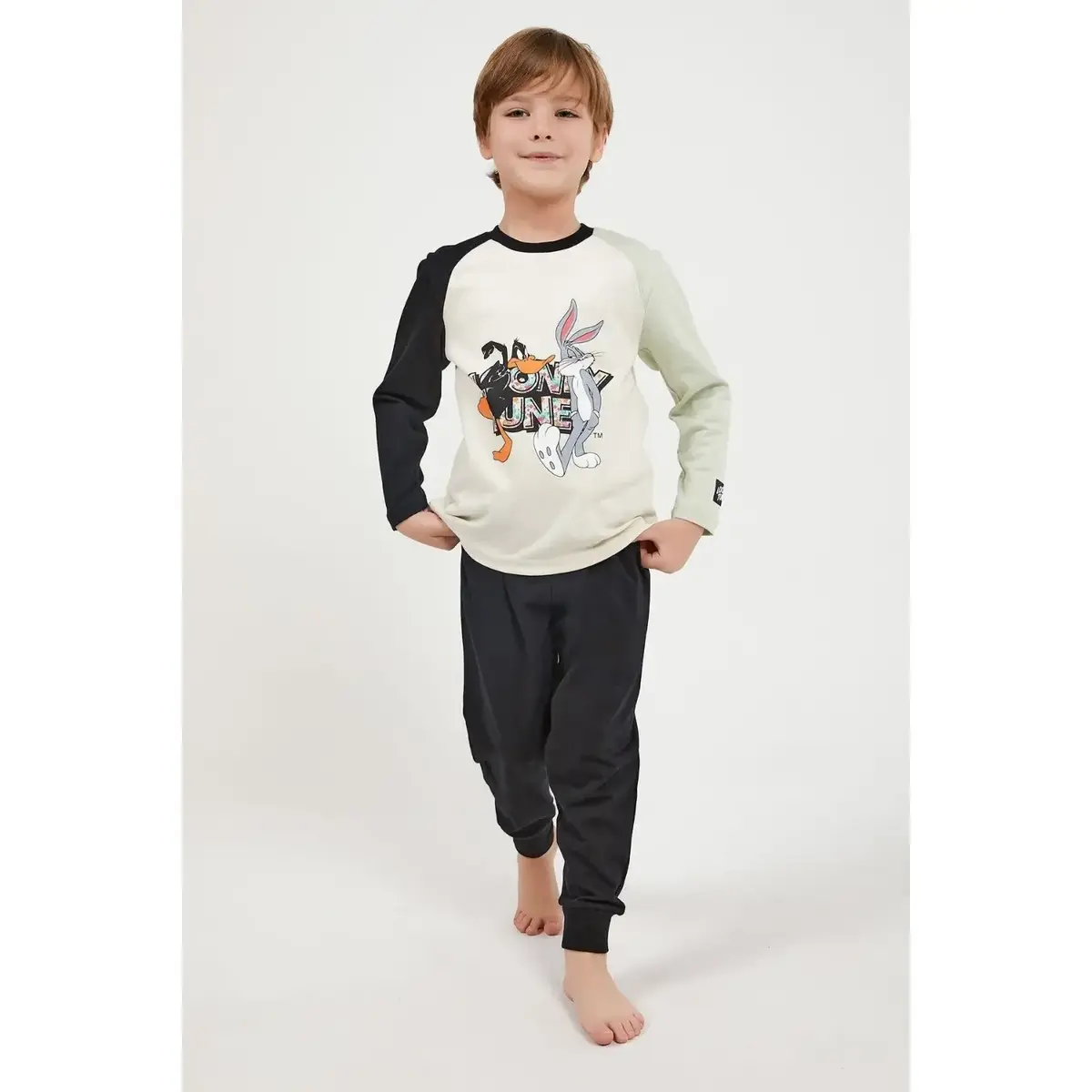 RolyPoly Looney Tunes Pijama Takımı Kemik