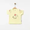 Winimo T-Shirt Tavşan Baskılı Sarı