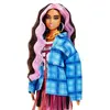 Barbie Extra Ekose Ceketli Bebek