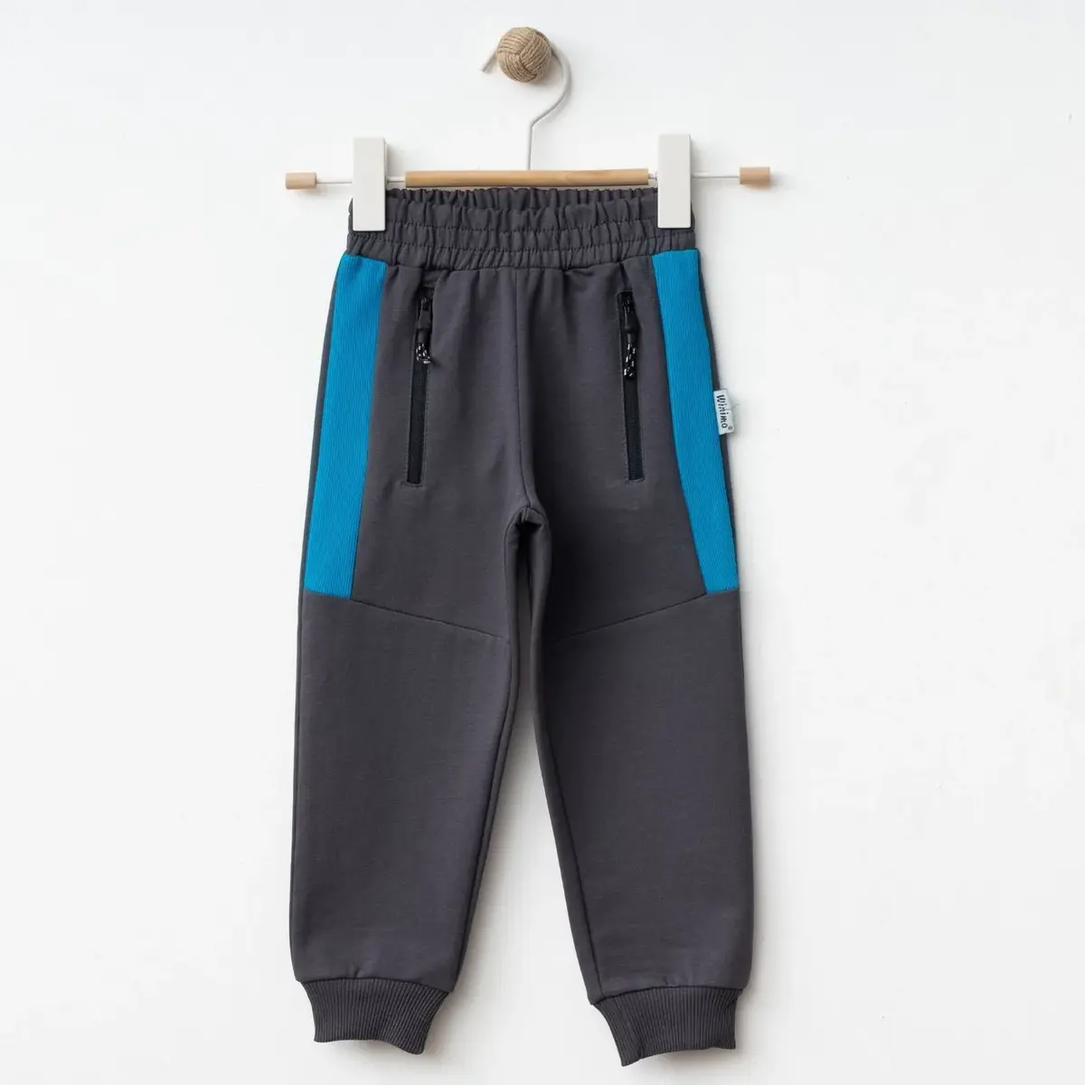 Winimo Çocuk Eşofman Altı Yan Parçalı Fermuarlı Füme Winimo Çocuk Eşofman Altı Yan Parçalı Fermuarlı Füme