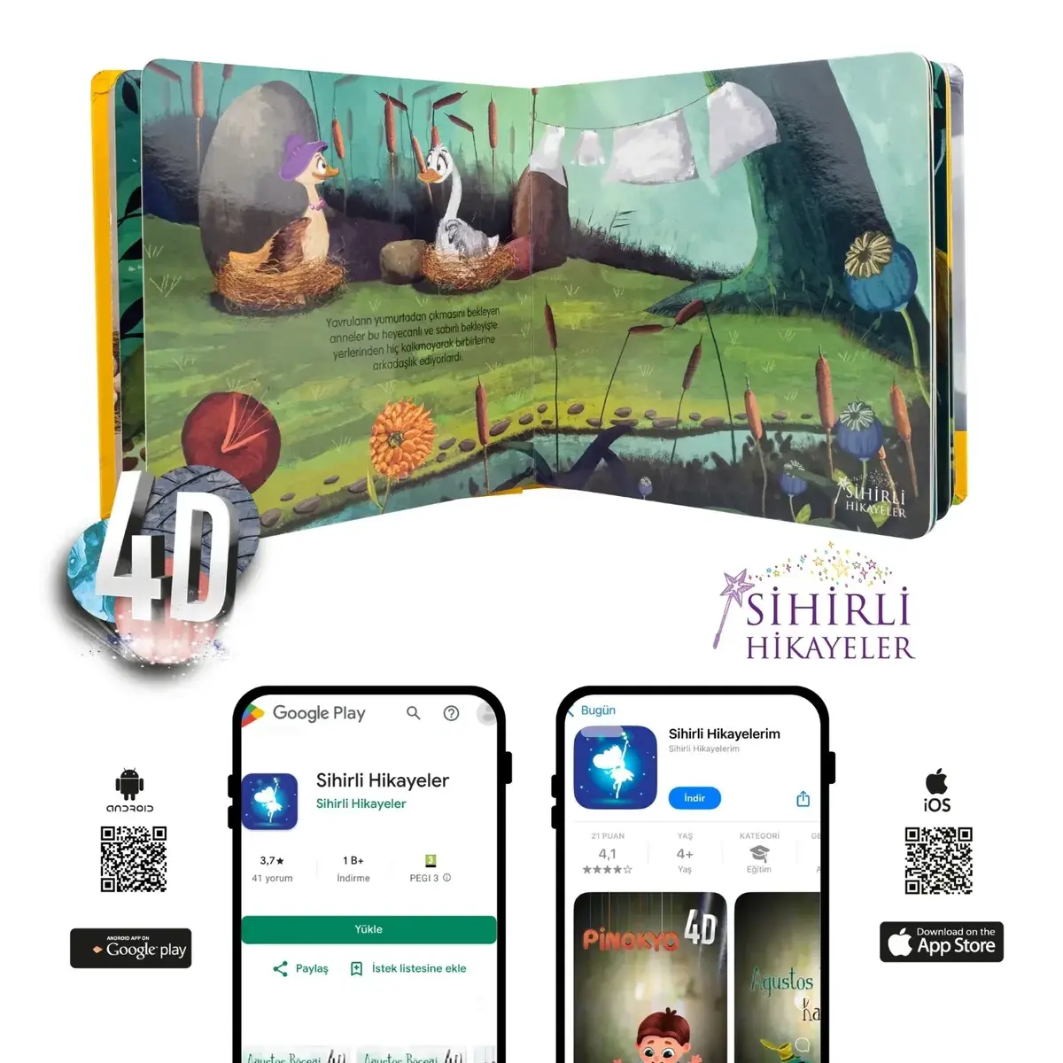 Bee Smart Çirkin Ördek Çocuk Kitabı