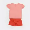 Bibaby 2li Takım Şortlu Berry Ice Cream Coral