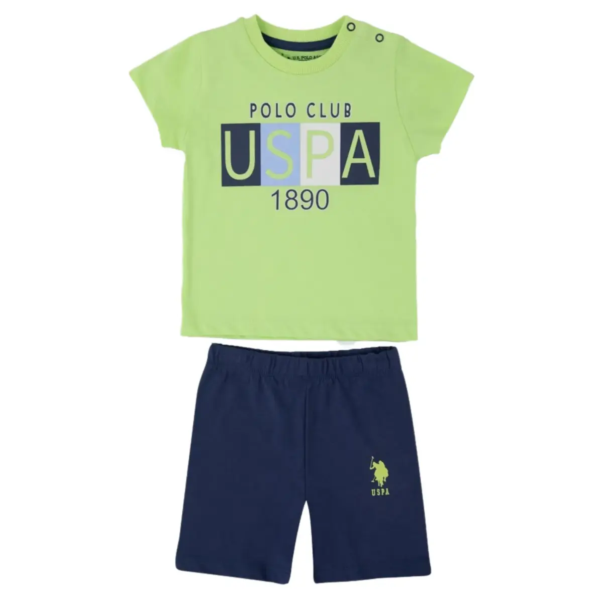 U.S. Polo 2li Takım T-Shirt Lime