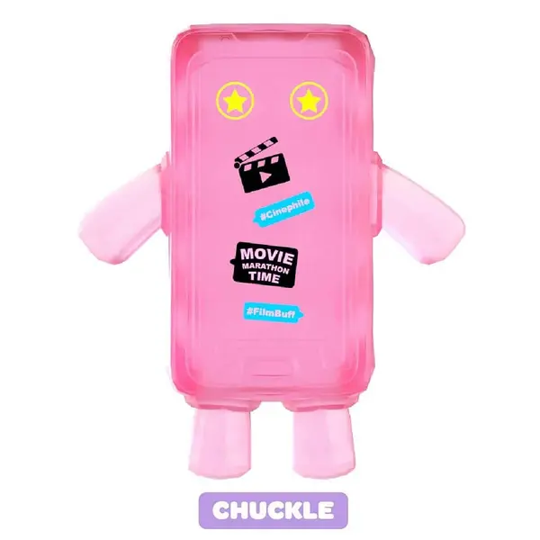 Crystal Hashtag Buddies Serisi Stretch Figür- Chuckle