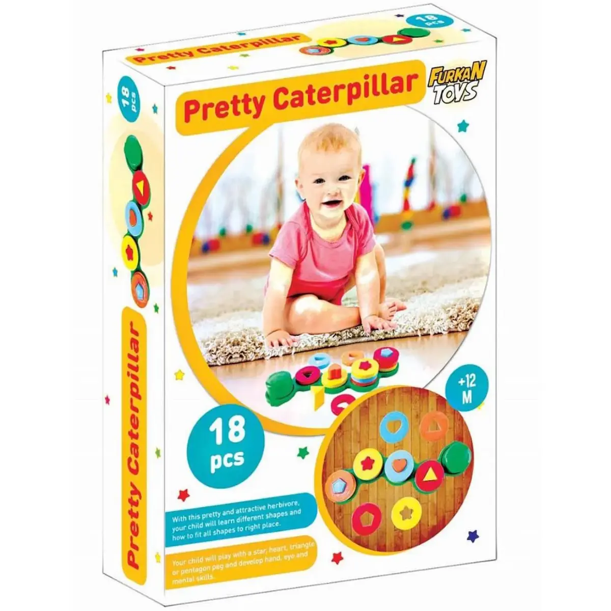 Furkan Toys Kutulu Sevimli Tırtıl