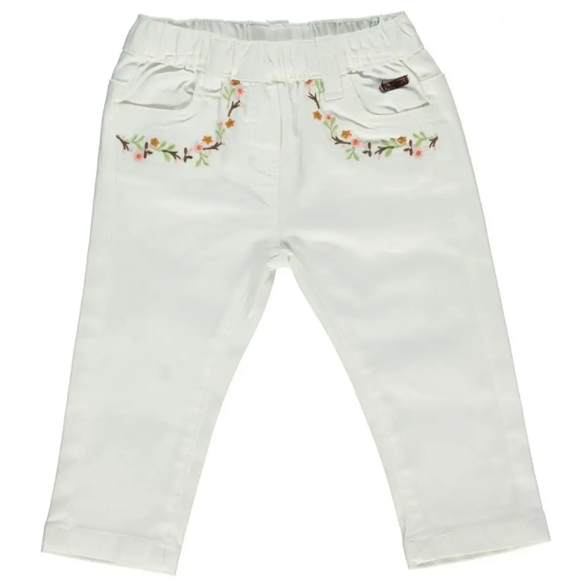 Bebetto Pantolon Kot Yaz Beyaz Bebetto Pantolon Kot Yaz Beyaz