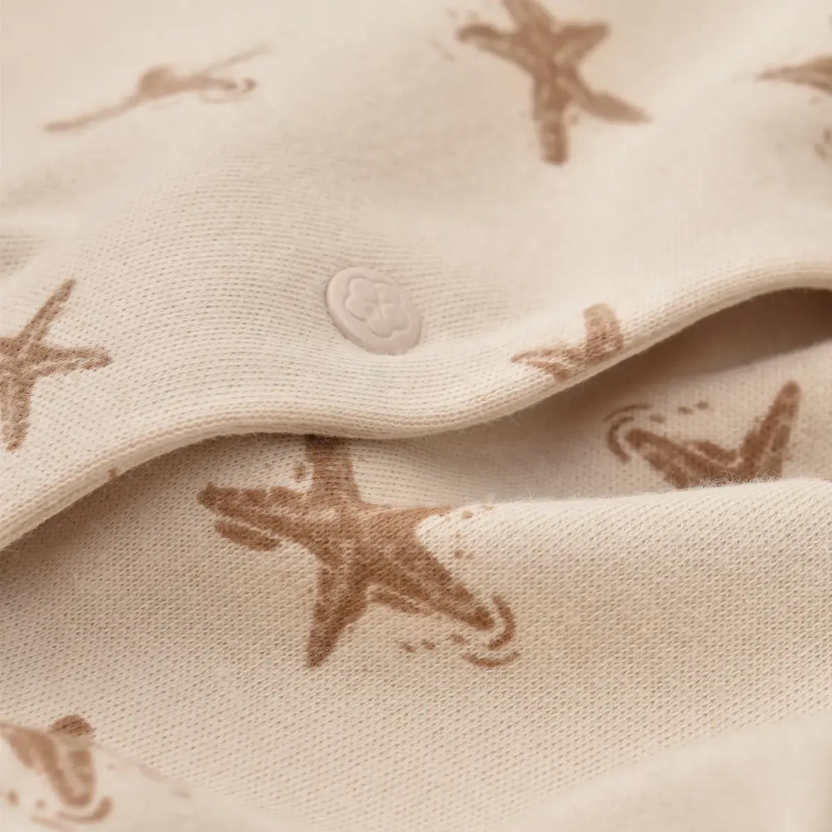 Bibaby Organik Tulum Çoraptolon Magic Starfish Latte