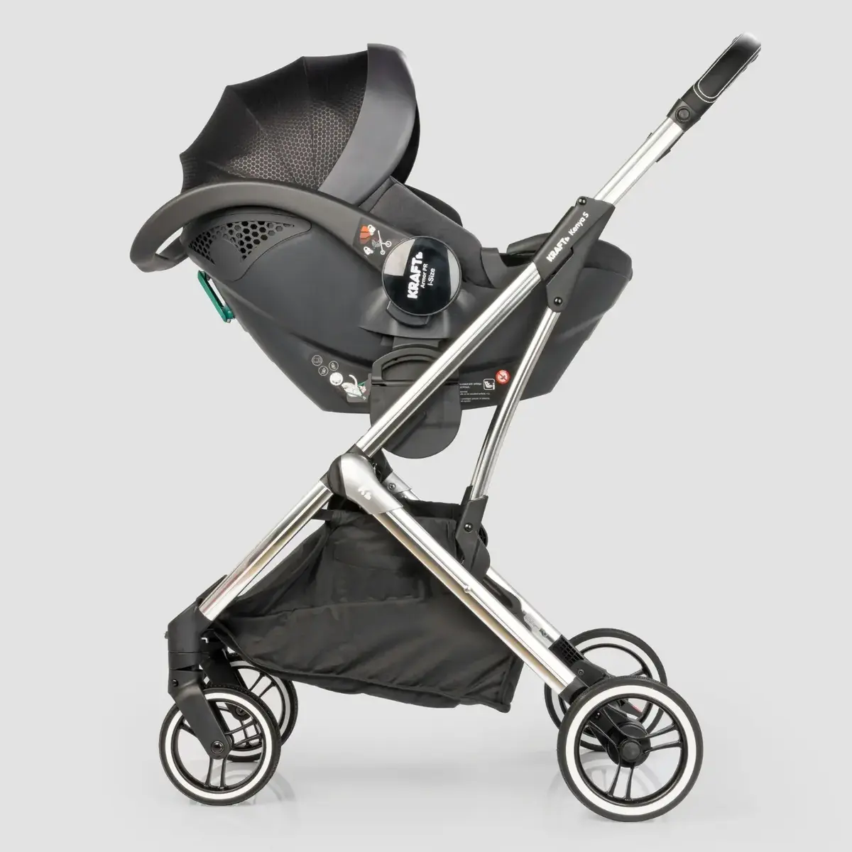 Kraft Kenya S Armor Plus Travel Sistem Bebek Arabası Grey