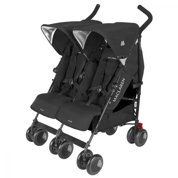 Maclaren Twin Techno İkiz Bebek Arabası Black