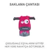 SmarTrike T1 3’ü 1 Arada Oturaklı ve Çantalı Çocuk Scooterı- Pink