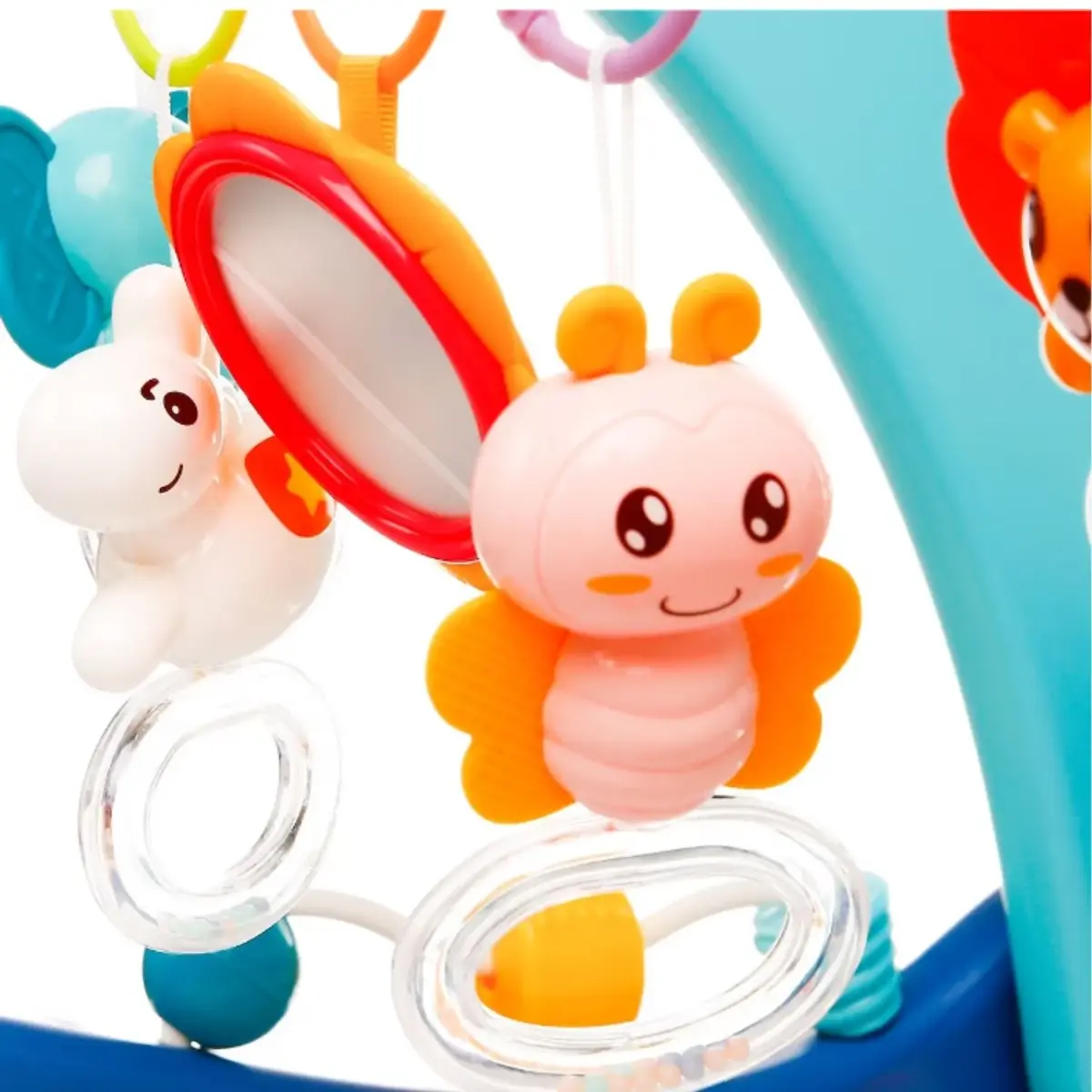 Babycim 2'si Bir Arada Aktivite Halısı&İlk Adım Arabası Mavi