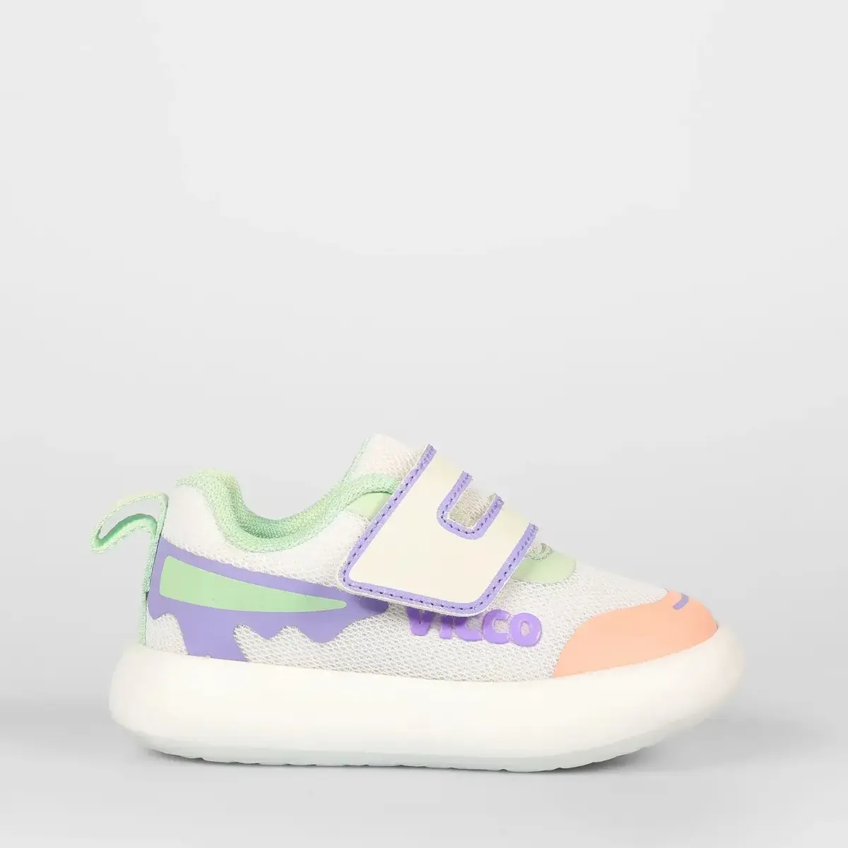 Vicco Melodic Ayakkabı Spor Işıklı Phylon Beyaz - Lila