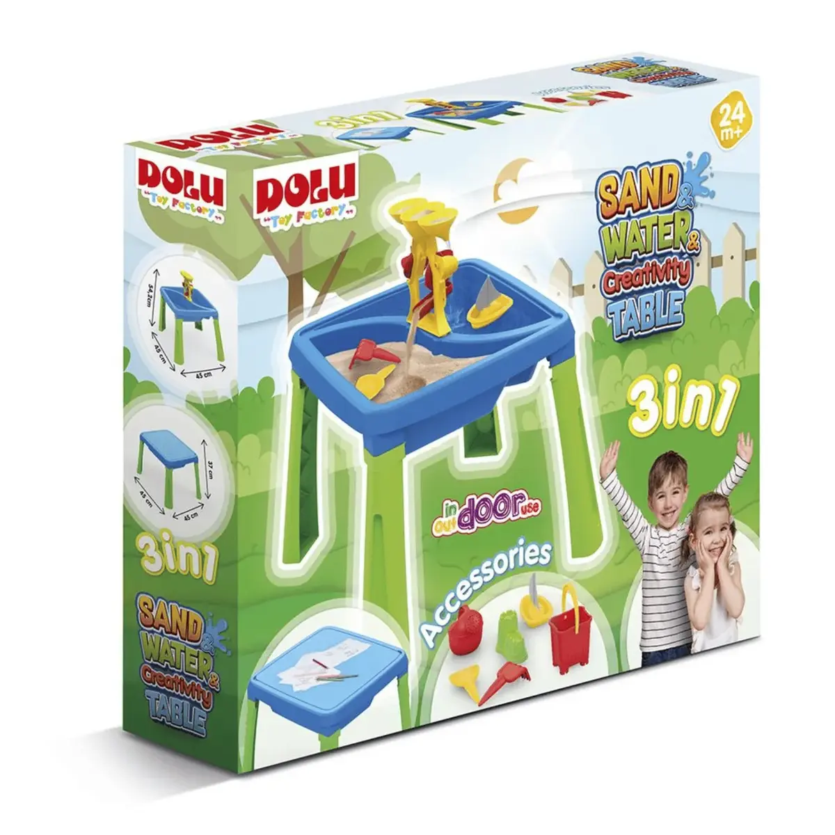 Dolu Su&Kum Yaratıcılık Masası Mavi