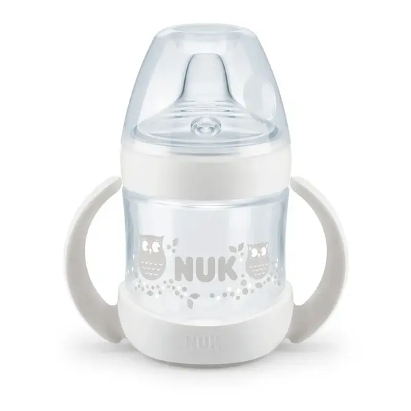 Nuk Nature Sense Learner Isı Göstergeli Alıştırma Bardağı 150 ml 6+ Ay Beyaz