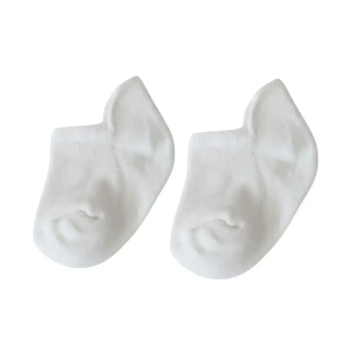 Bibaby Organik Çorap Sneakers 2li Beyaz