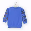 Overdo Sweatshirt Aslan Baskılı Mavi
