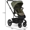 Easywalker Harvey3 Bebek Arabası Sage Green