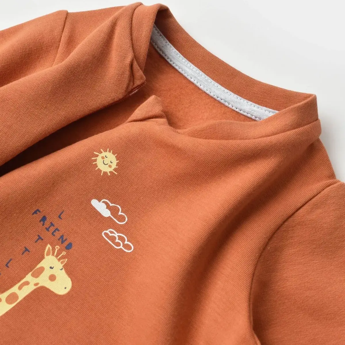Bibaby Tulum Fermuarlı Little Graffe Kahverengi