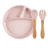 Oioi Tabak Kaşık Çatal Set Pinky Pink