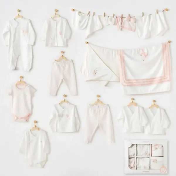 Andy Wawa Hastane Çıkışı 20li Pink Baloons Ekru