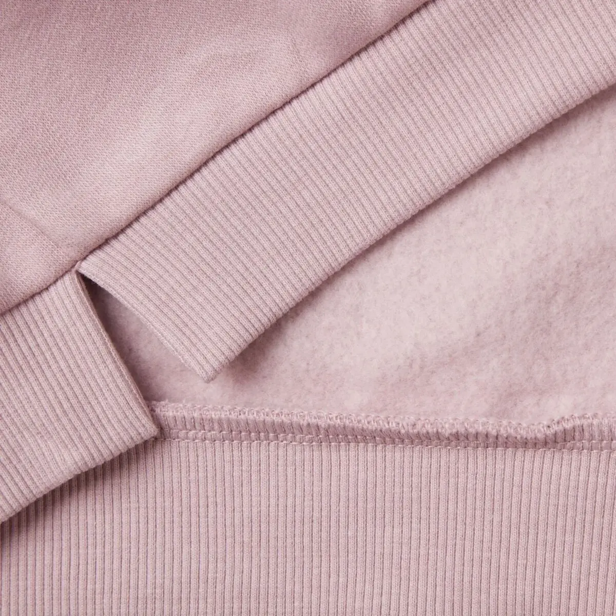Benetton Sweatshirt Bisiklet Yaka Açık Pembe
