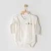 Andy Wawa Zıbın Body Organik Newborn Baby Ekru