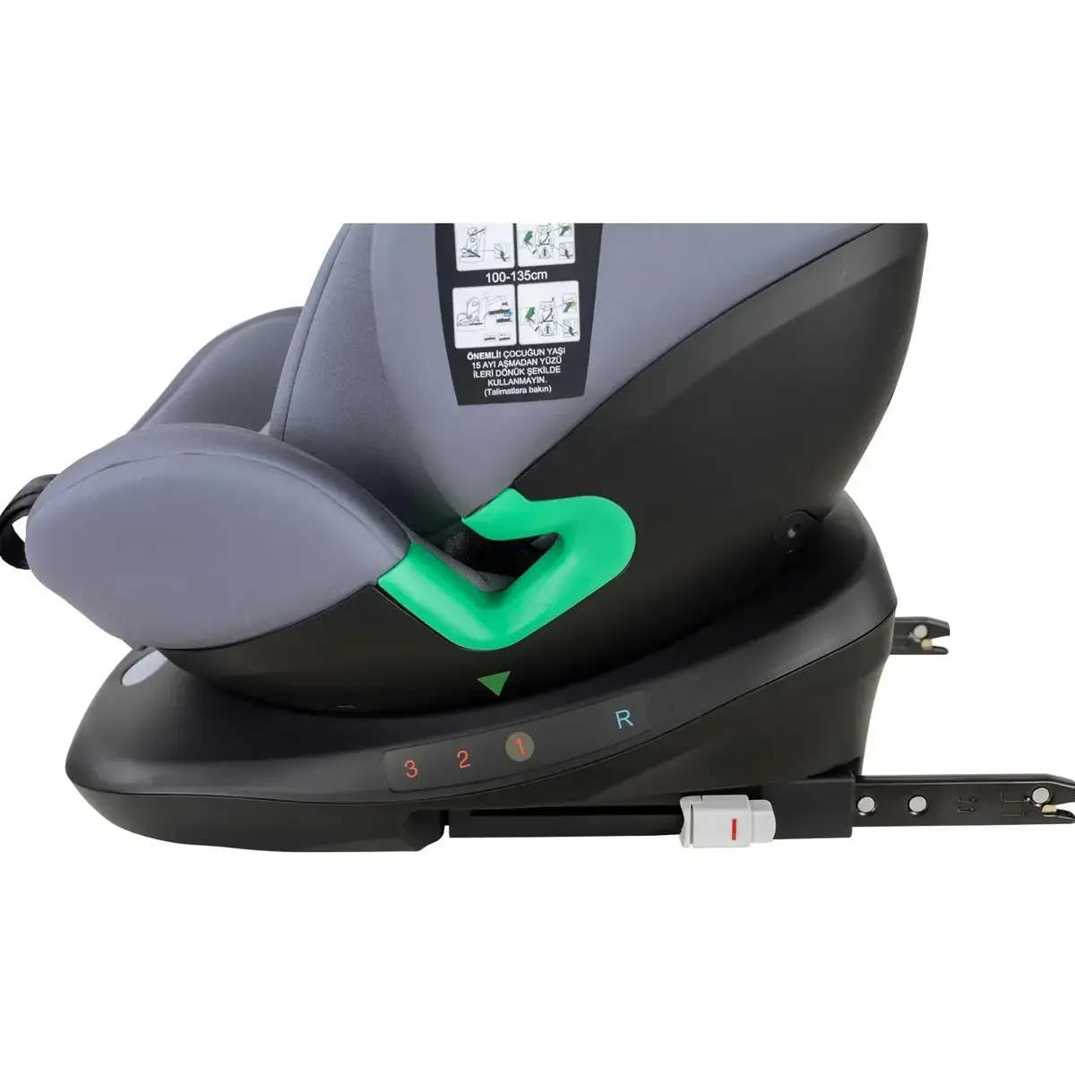 Prego Q9004 Tronfix I-Size Oto Koltuğu 0-36 Kg Gri