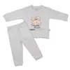 Mini Damla Pijama Takımı Mouse Mavi