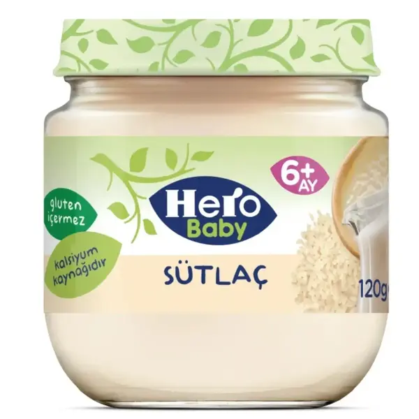 Hero Baby Kavanoz Maması Sütlaç 120 Gr