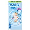 Molfix Bebek Bezi 3D 6 Beden Extra Large 15+ Kg 62li Ultra Fırsat Paketi x3