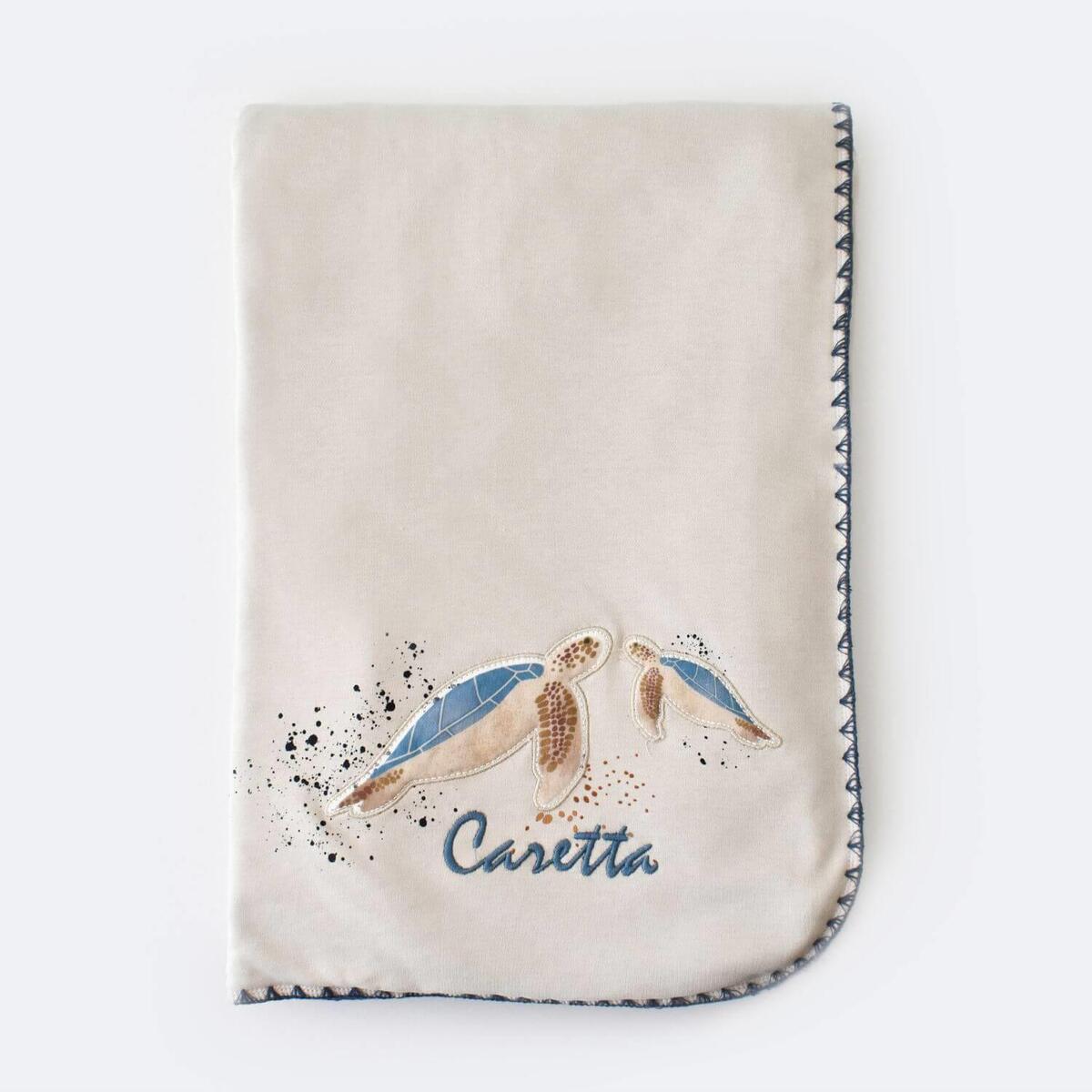 Bibaby Battaniye Welsoft Organik Caretta In Live Taş