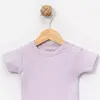 Angeltouch Body Kısa Kol Raporlu Lila