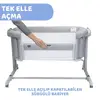 Chicco Next2Me Magic Evo Anne Yanı Beşik Dark Grey