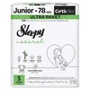 Sleepy Natural Bebek Bezi 5 Numara Junior 78li Ultra Fırsat Paket