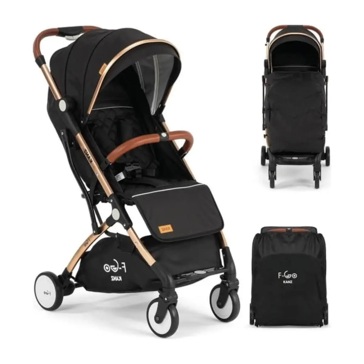 Kanz F-Go Kabin Bebek Arabası Siyah Kanz F-Go Kabin Bebek Arabası Siyah