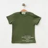 Winimo T-Shirt Keep On Board Baskılı Haki