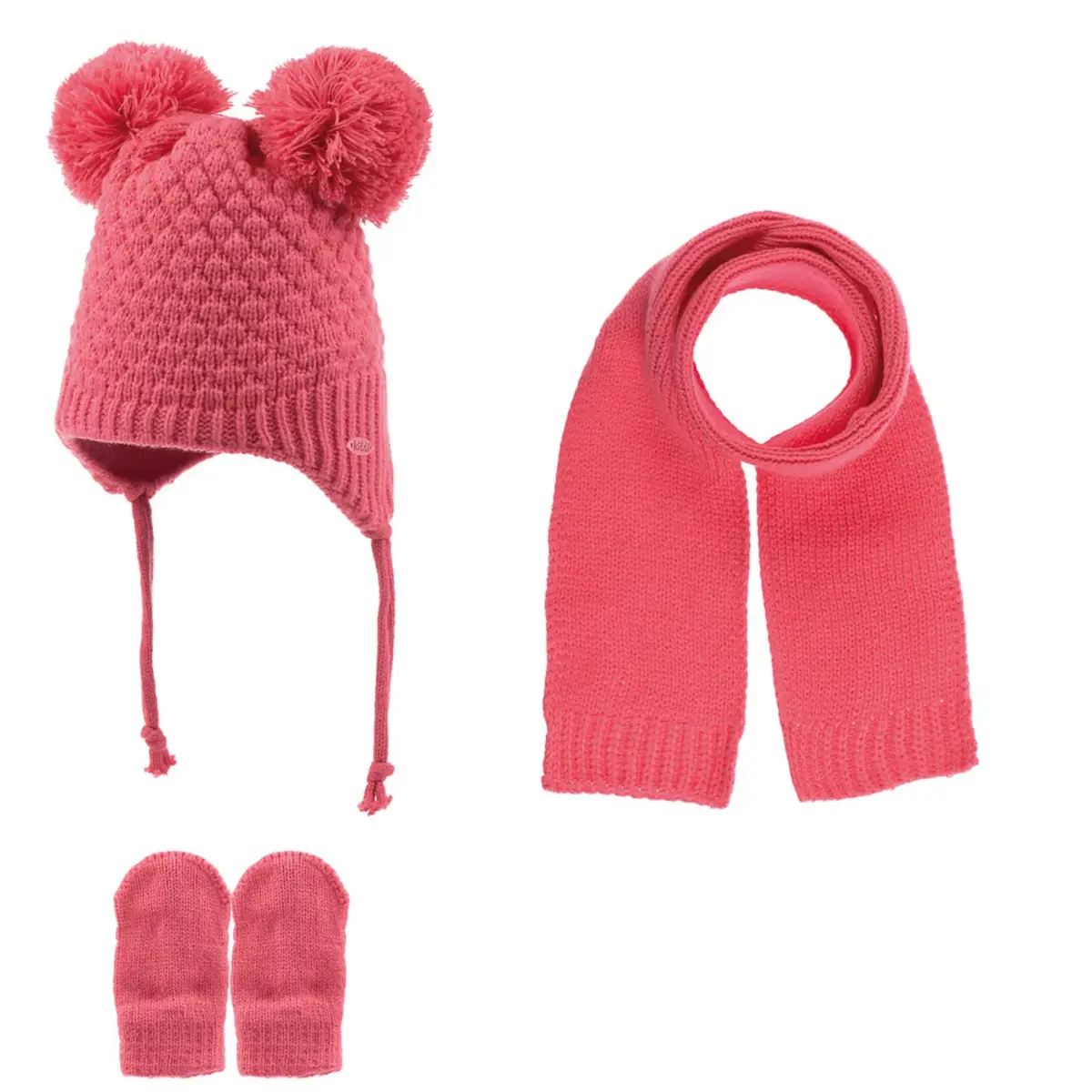 Kitti Atkı Bere Eldiven Takım Koyu Pembe Kitti Atkı Bere Eldiven Takım Koyu Pembe