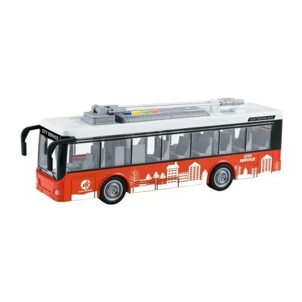 Vardem Sürtmeli Sesli Işıklı Elektrikli Otobüs 1:16