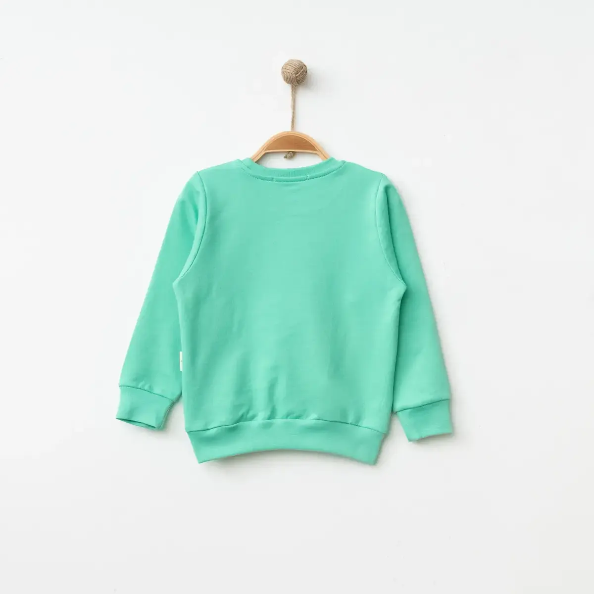 Bebolly Sweatshirt Happy Baskılı Mint