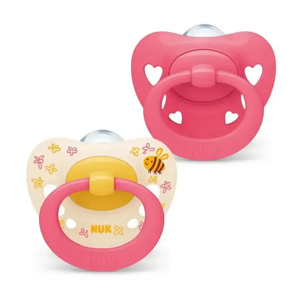 Nuk Signature Silikon Emzik 2li 6-18 Ay Kız