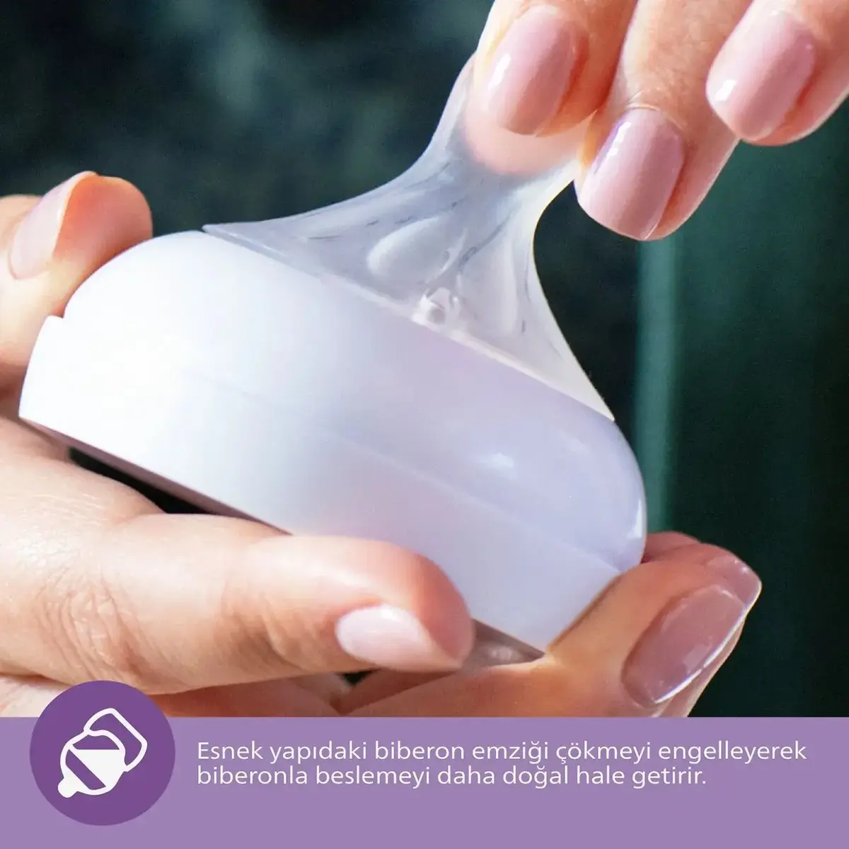 Philips Avent Doğal Tepkili Biberon Emziği 2li 5 Numara 6+ Ay