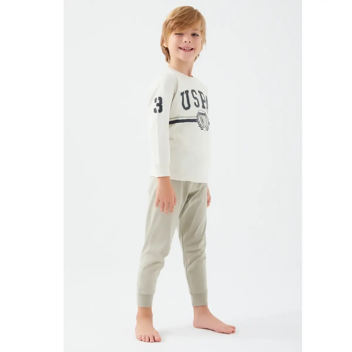 U.S. Polo Pijama Takımı Kemik