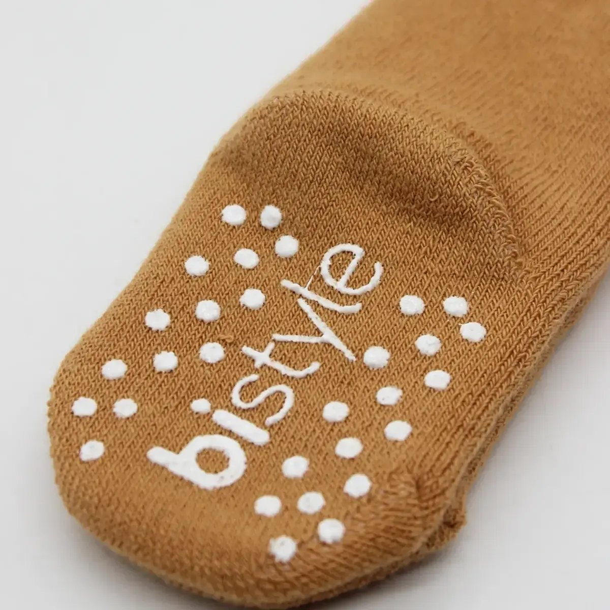 Bistyle Organik Çorap Külotlu Kaymaz Havlu  Hardal