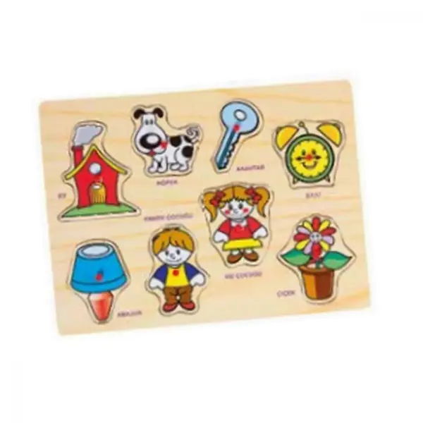 Bu-Bu Ahşap Puzzle Eşyalar