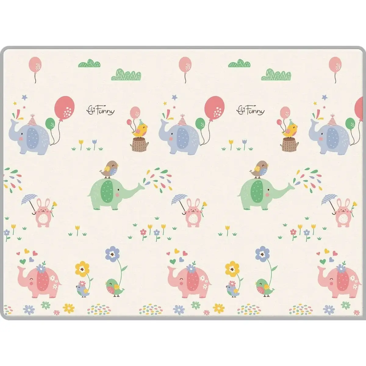 Parklon Filler Ve Yol Çift Taraflı Bebek Oyun Halısı 200x150x1.5 cm